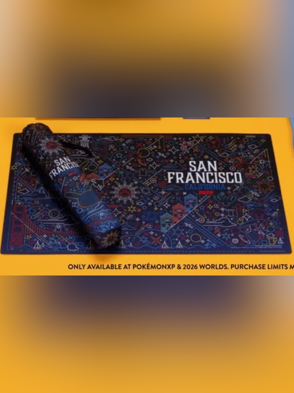2026 Pokemon World Exclusive Playmat - San Francisco